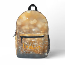 Guión de Monograma Glimmer dorado