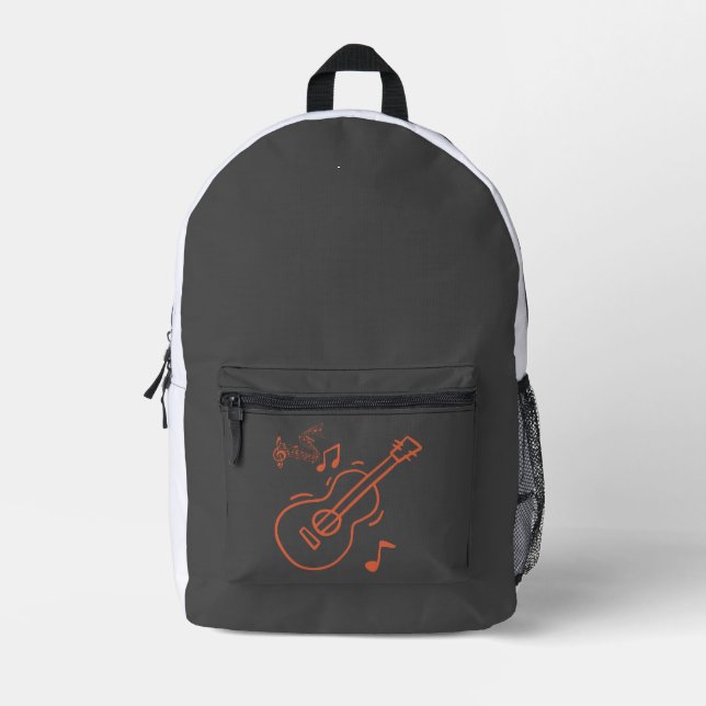 Mochila Impresa guitarra (Anverso)