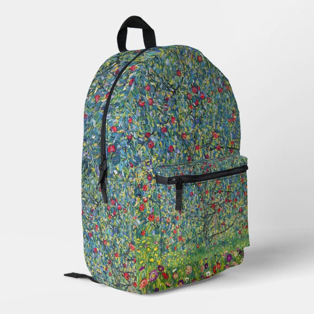 Mochila Impresa Gustav Klimt - Árbol de manzanas (Esquina izquierda trasera)