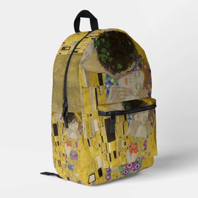 Mochila Impresa Gustav Klimt - El beso (Esquina izquierda trasera)