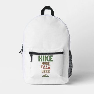 Mochila Impresa Hacer más caminatas y hablar menos