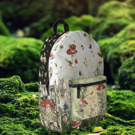 Mochila Impresa Hada del Bosque Mágico de Otoño | Monograma