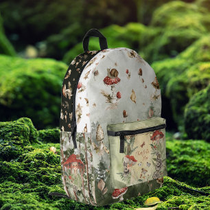 Mochila Impresa Hada del Bosque Mágico de Otoño   Monograma