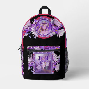 Mochila Impresa Hada Purple Sun