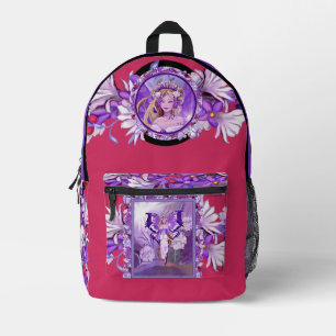 Mochila Impresa Hada Purple Sun