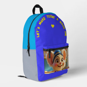 Mochila Impresa Hagamos De Hoy Un Buen Día