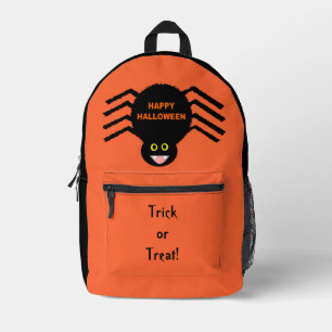 Mochila Impresa Halloween Black Spider Personalizado