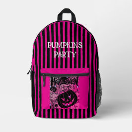 Mochila Impresa Halloween, Fiesta de Calabazas, Espeluznante, Melo