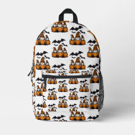 Mochila Impresa Halloween Gnome Backpack