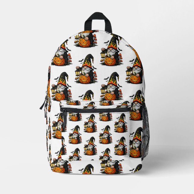 Mochila Impresa Halloween Gnome Backpack (Anverso)