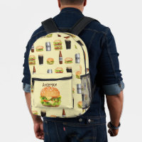 Hamburguesas y cerveza