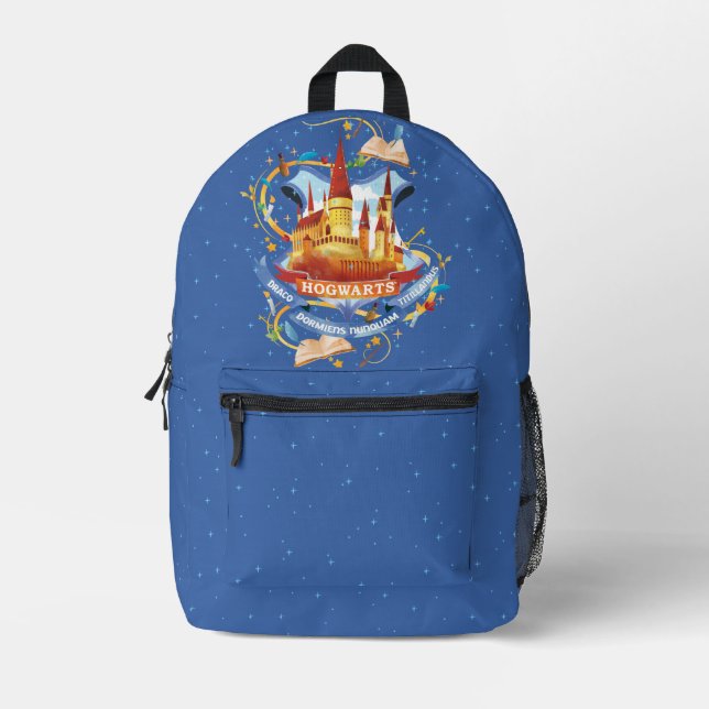 Mochila Impresa Harry Potter | Encantador Castillo de HOGWARTS™ (Anverso)