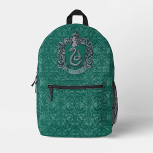 Mochila Impresa Harry Potter   Escudo de Slytherin Verde