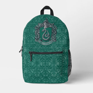 Mochila Impresa Harry Potter | Escudo de Slytherin Verde