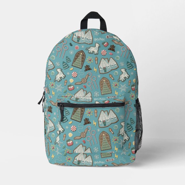 Mochila Impresa HARRY POTTER™ HOGWARTS™ Navidades Patrón de cookie (Anverso)