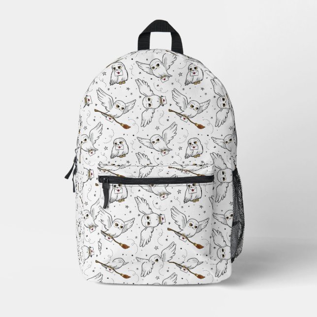 Mochila Impresa Harry Potter | Patrón de Hedwig - Baby Shower (Anverso)
