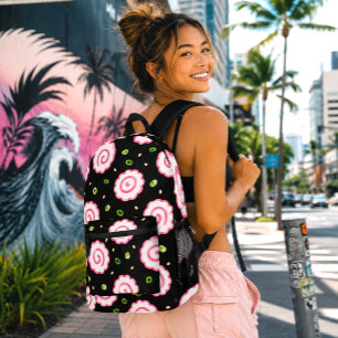 Mochila Impresa Hawaii Kawaii Pastel de Pescado Uzumaki