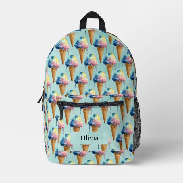 Mochila Impresa Helado (Anverso)
