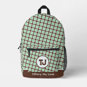Mochila Impresa Hermoso nombre Monogramado Bac deportivo personali