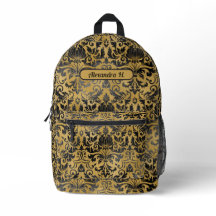 Hermoso resplandor negro y dorado