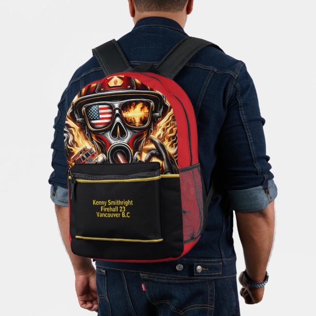 Mochila Impresa Héroes cotidianos La mirada de los bomberos (Insitu (Modelo))