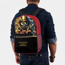 Mochila Impresa Héroes diarios Bomberos Hora de Oro