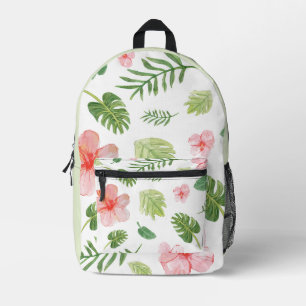 Mochila Impresa Hibiscus tropical