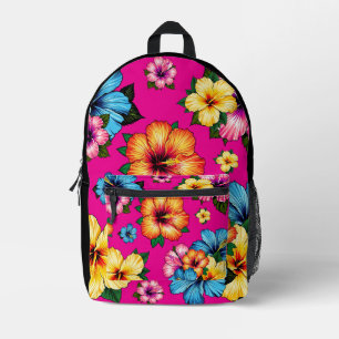 Mochila Impresa Hibiscus tropical