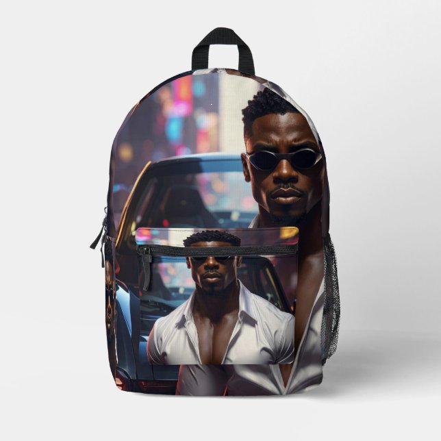 Mochila Impresa Hip Hop - American Rap Star -  (Anverso)
