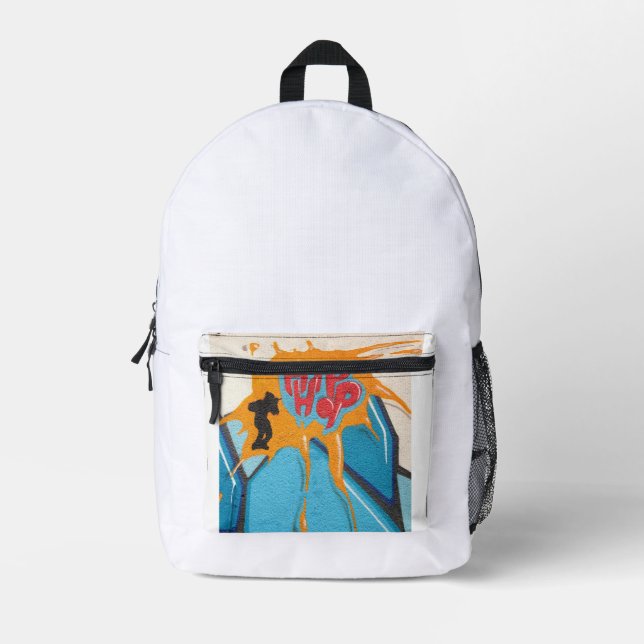 Mochila Impresa Hip-hop, backpack 🎒 (Anverso)
