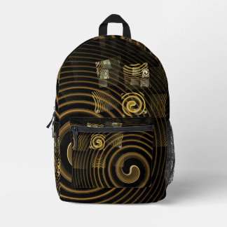 Mochila Impresa Hipnosis Arte abstracto
