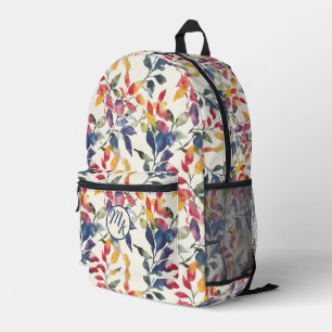 Mochila Impresa Hojas acuáticas