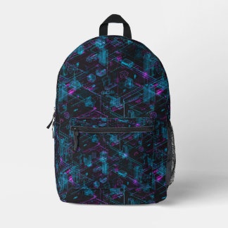 Mochila Impresa Holo Grid City Backpack