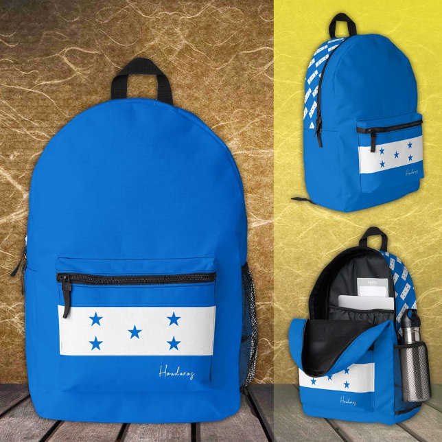 Mochila Impresa Honduras, mochila, bandera de Honduras / patriótic (Subido por el creador)