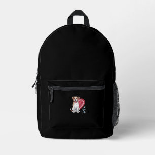 Mochila Impresa Huellas en mi perro del corazón