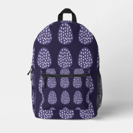 Mochila Impresa Huevos de Pascua Purple Happy