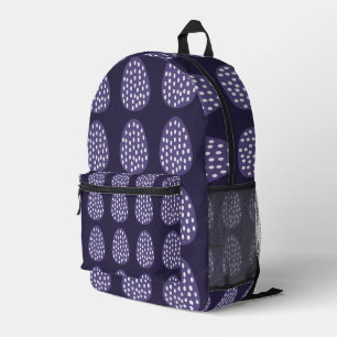 Mochila Impresa Huevos de Pascua Purple Happy