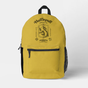 Mochila Impresa HUFFLEPUFF™ Dedicación Paciencia Lealtad Escudo