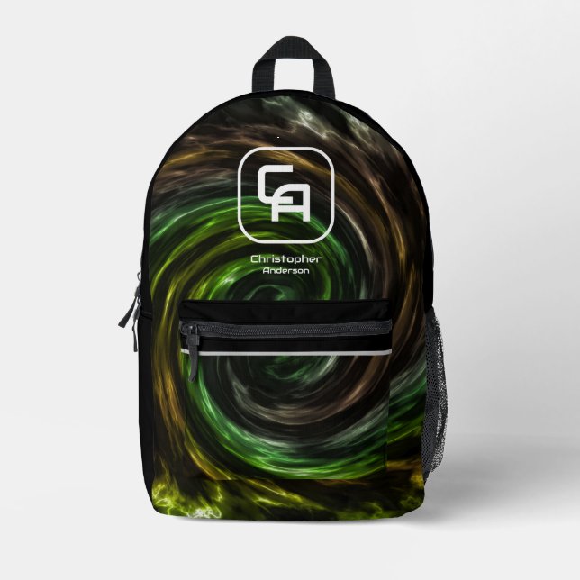 Mochila Impresa Humo torcido Multicolor (Anverso)