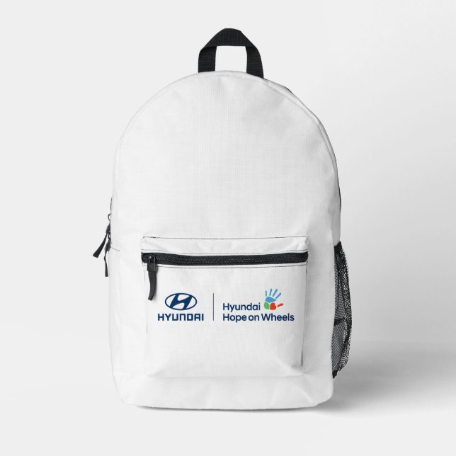 Mochila Impresa Hyundai x Hyundai Hope on Wheels Backpack (Anverso)