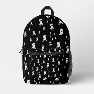 Mochila Impresa Ilustración de fantasmas góticos espeluznantes