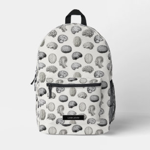 Mochila Impresa Ilustraciones de Anatomía Cerebral Biología
