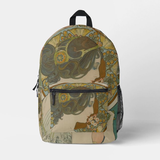 Mochila Impresa Imagen de Alphonse Mucha (1899) (Anverso)