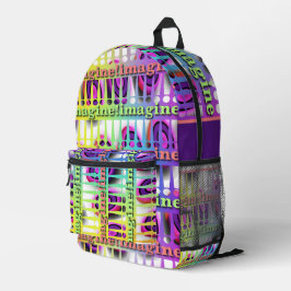 Mochila Impresa ¡Imagínate De Vuelta A La Escuela!