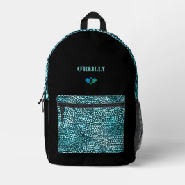 Mochila Impresa Impresión de animales minimalistas Monograma moder