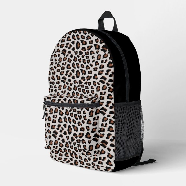 Mochila Impresa Impresión de leopardo (Esquina derecha trasera )