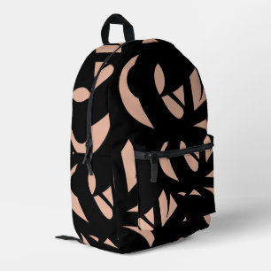 Mochila Impresa Impresionante pintura de arte moderno / negro