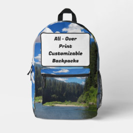 Mochila Impresa Imprimir Cortar Coser Plantilla Personalizable de 