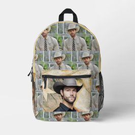 Mochila Impresa Imprimir Cortar Sew Bag Walker Jared Padalecki