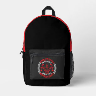 Mochila Impresa Incluso Si Fracasas De Bruces En El Gimnasio